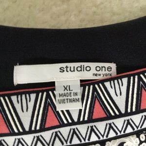 Studio One Dresses - Studio One Dress, Sz XL, embossed paisley pattern Studio One Dresses - Studio One Dress, Sz XL, embossed paisley pattern